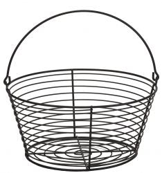 Wire Egg Basket - Large - Black - 8 Dozen