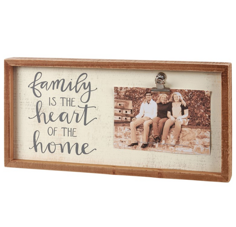 Picture Frame - Family is the heart of the home