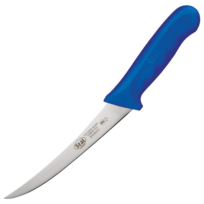 Winco Stal Boning Knife 6" - Curved Flexible