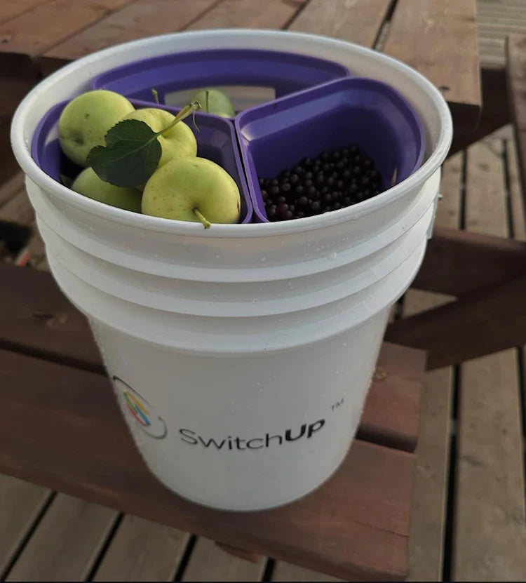 Switch Up Bucket -  5 Gallon Bucket w/inserts & EZ Peel Lid