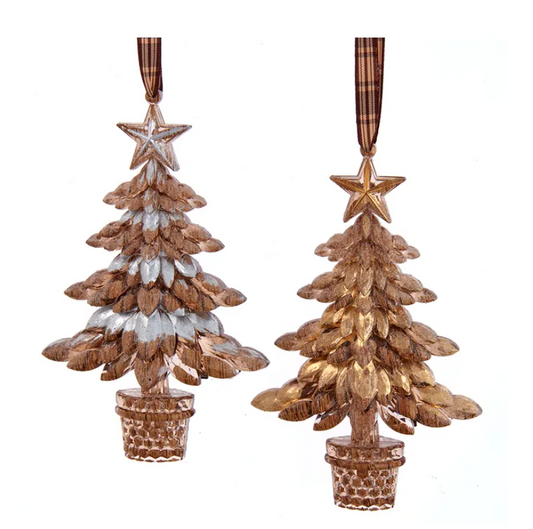 Kurt S. Adler - Rustic Glam Tree Ornament Assorted