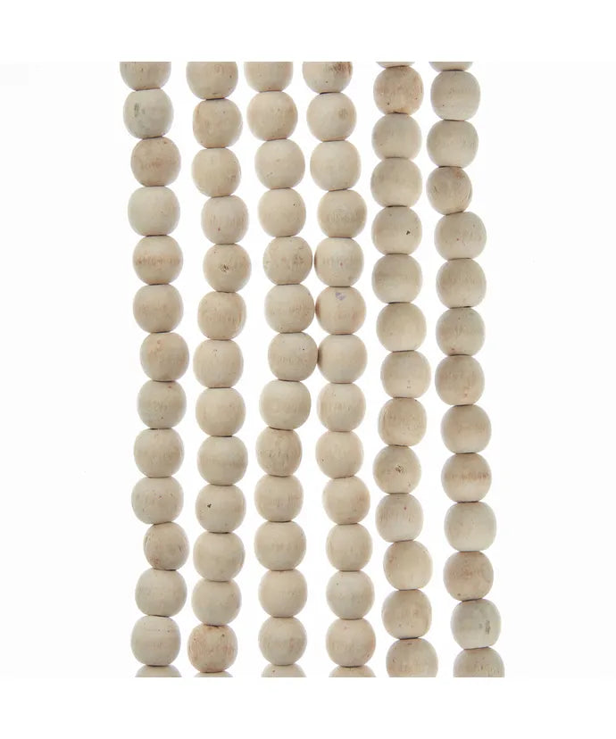 Christmas - Wood Bead Garland - 9'