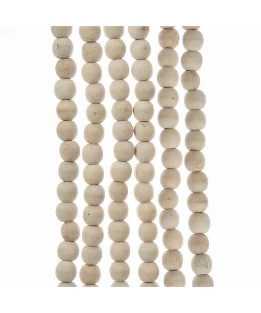 Christmas - Wood Bead Garland - 9'