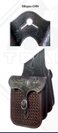 True North- Saddle Bag with Floral Tooling- Horn bag- Dark Oil