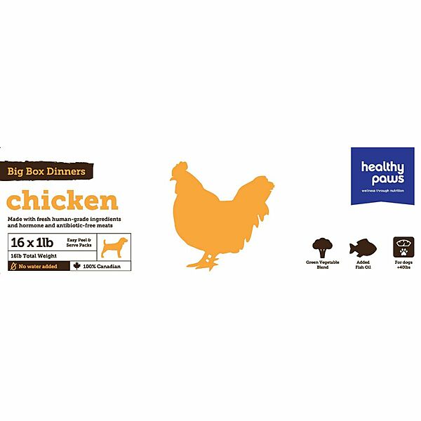 Healthy Paws - Big Box Dinners - 16lb