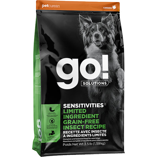 GO! - Dog Food - Sensitivities LID Grain Free Insect - 3.5lb ( special order)