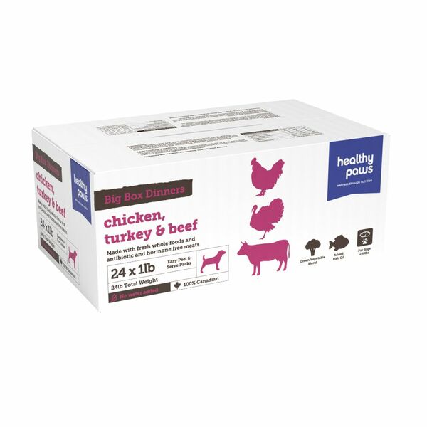 Healthy Paws - Big Box Dinners - 24lb