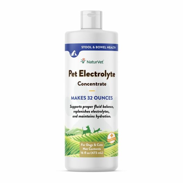 NaturVet - Pet Electrolytes Concentrated Liquid 16oz. - Dog & Cat
