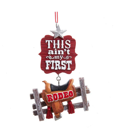 Kurt S. Adler - "This Ain't My First Rodeo" Ornament