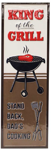 Giftware - Metal Sign " King of the Grill"