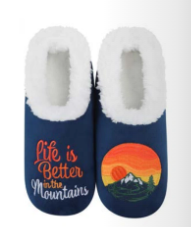 Snoozies Women's - Life is Better in the Mountains