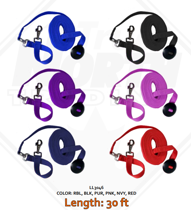 True North - Economy Webbing Lunge Line with Swivel Snap - 30ft