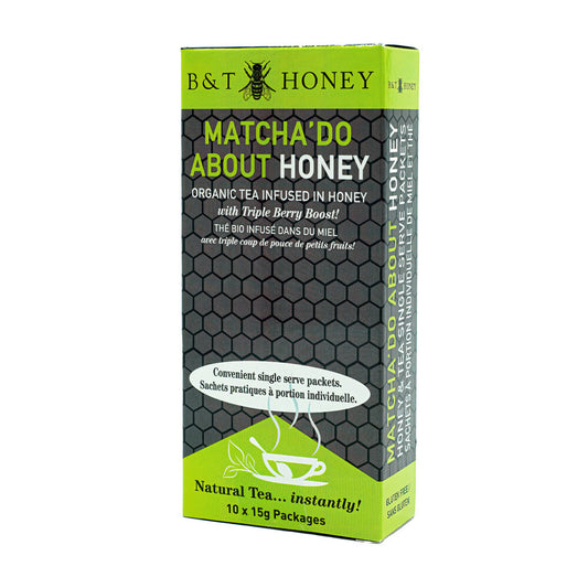 B&T Honey Tea Infused Honey - Matcha'Do About Honey