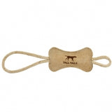 Tall Tails Natural Leather Bone Shaped Toy