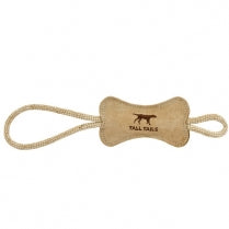 Tall Tails Natural Leather Bone Shaped Toy