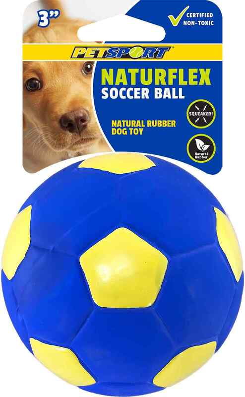 PetSport - Naturflex Squeaker Sports Ball