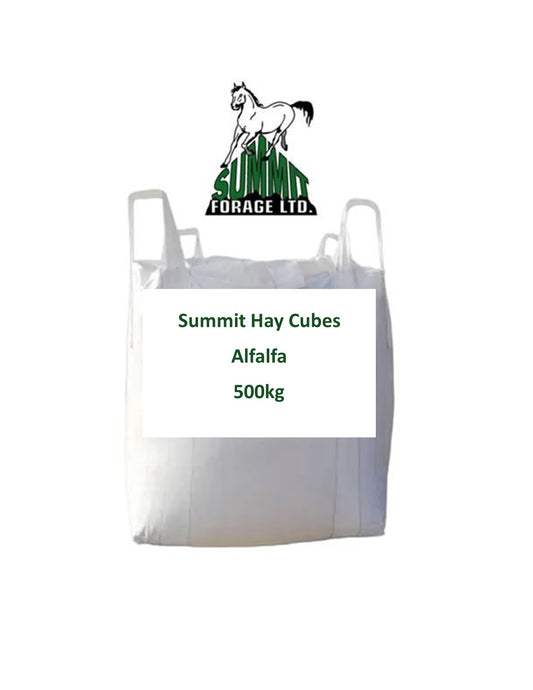 Summit Hay Cubes - Alfalfa - 500 kg - Tote - Special Order