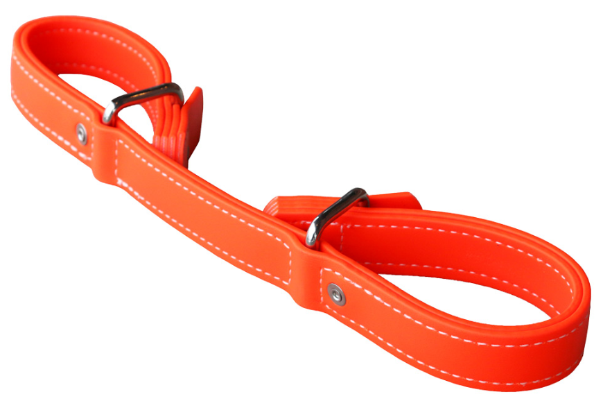 Biothane Double Hobbles - Safety Orange