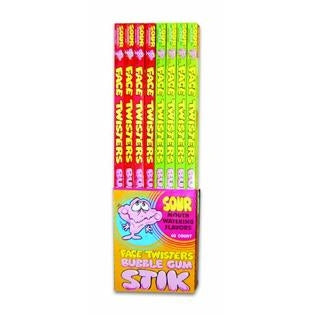 Candy - Assorted Sour Bubblegum Sticks