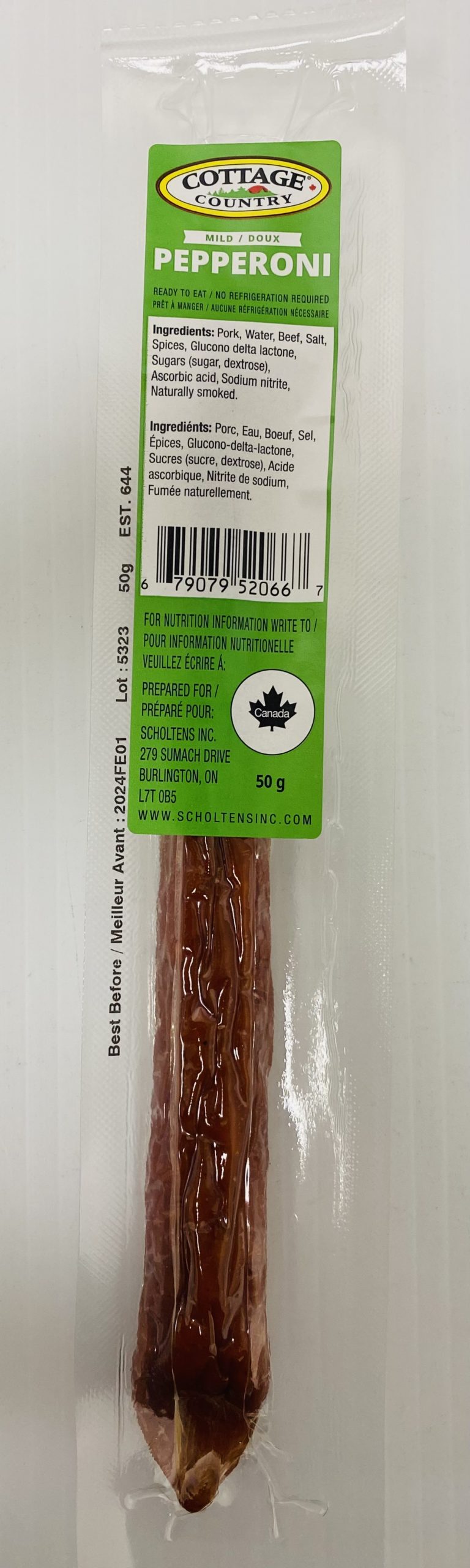 Cottage Country - Pepperoni Sticks