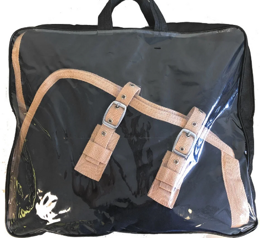 True North - Black Polar Fleece Full Neck Blanket - Black/Beige