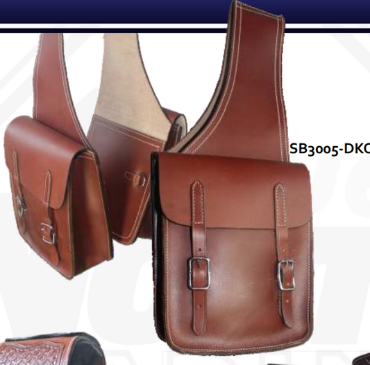 True North - Oil Pull Up Saddle Bag - Large - Light Oil