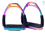 True North- Rainbow Metal Adjustable English Stirrups