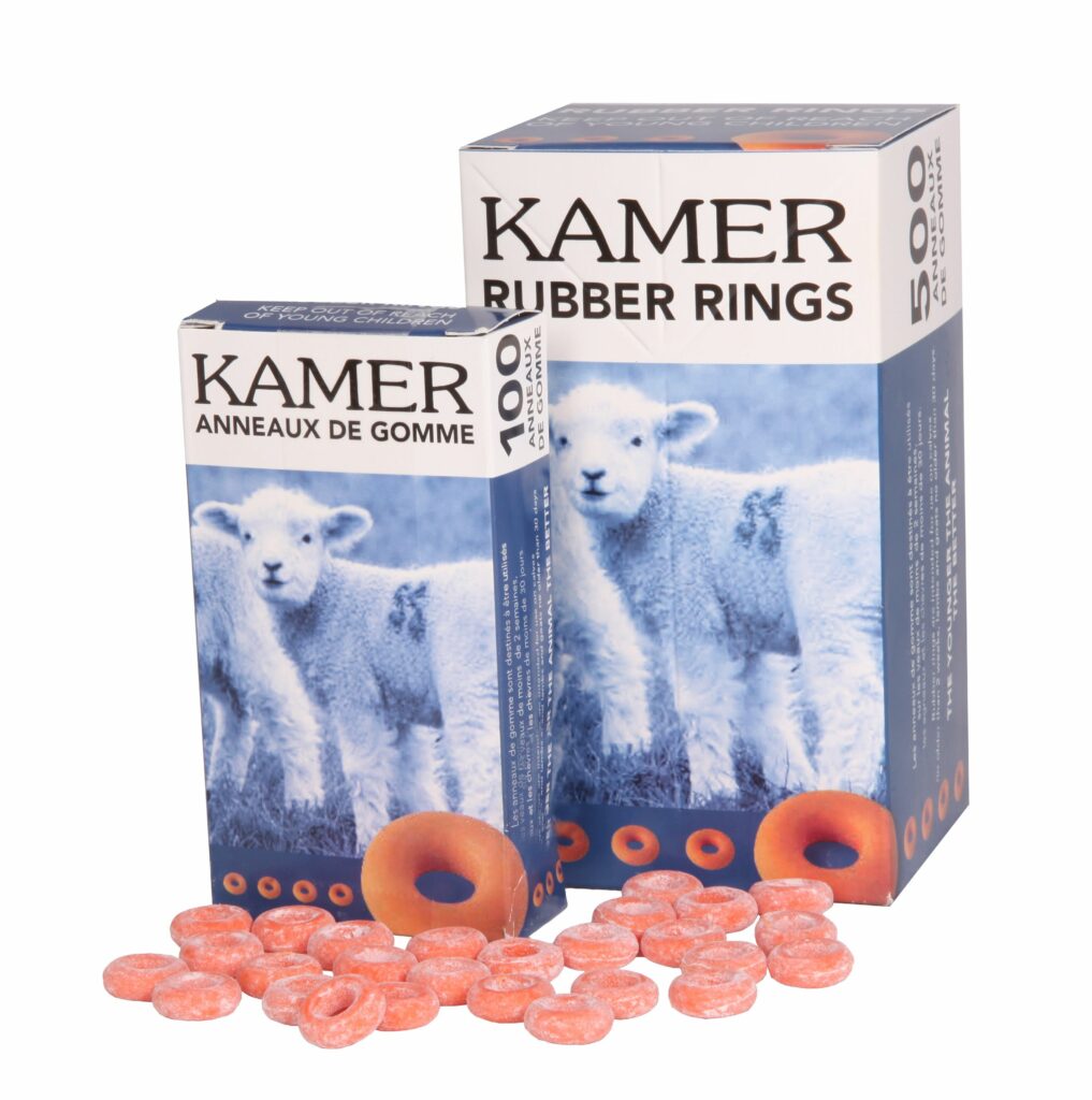 Kamer - Rubber Rings for Castration of Lambs - Orange - 100 pk ...