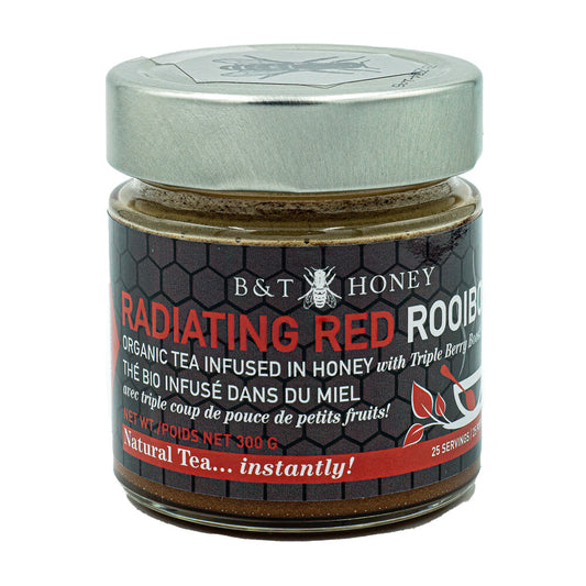 B&T Honey Tea Infused Honey - Radiating Red Rooibos
