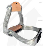 True North- Aluminum Western Stirrup- Angled/Slanted- Engraved