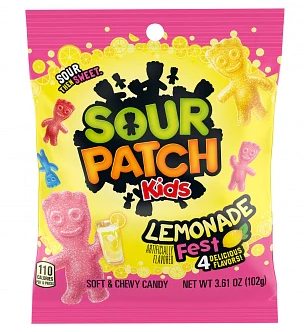 Candy - Sour Patch Kids Lemonade Fest - 102g