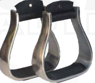 True North - Aluminum Easy Offset Stirrups with Rubber Padding