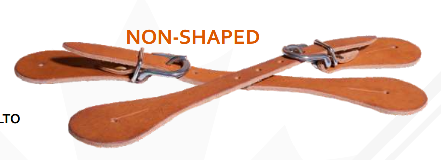 True North - Contoured Spur Straps - Light Oil
