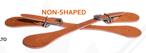 True North- Contoured Light Oil Spur Straps