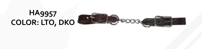 True North - Curb Strap - with Single Chain