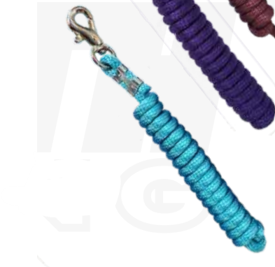 True North - Nylon Lead Rope with Heavy Trigger Snap 8ft - Assorted Colour