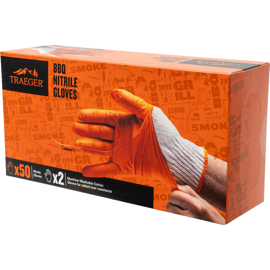 Traeger Griling - BBQ Nitrile Gloves w/Cotton Glove Set