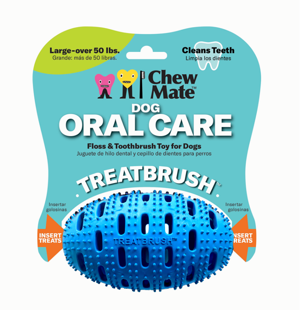 Chew Mate - Natural Rubber Dog Treatbrush