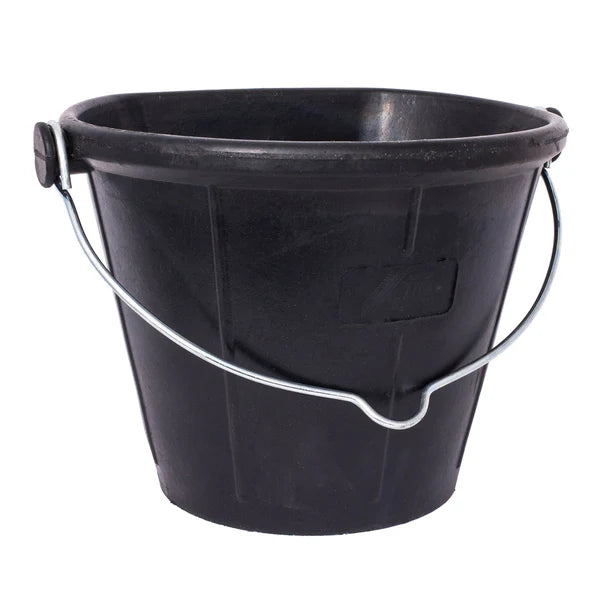 Rubber Bucket - Flatback 18L