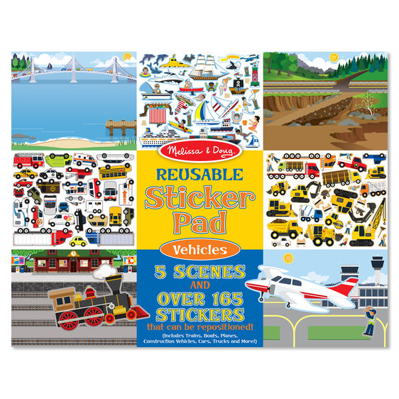 Toys - Melissa & Doug - Reusable Sticker Board