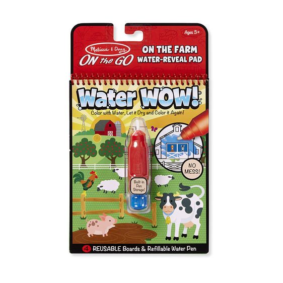 Toys - Melissa & Doug - On the Go - Water Wow Book!