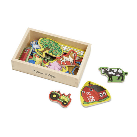 Toys-Wooden Farm Magnets ^