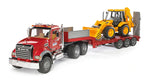 Toys - Bruder - MACK - Truck w/Backhoe Loader