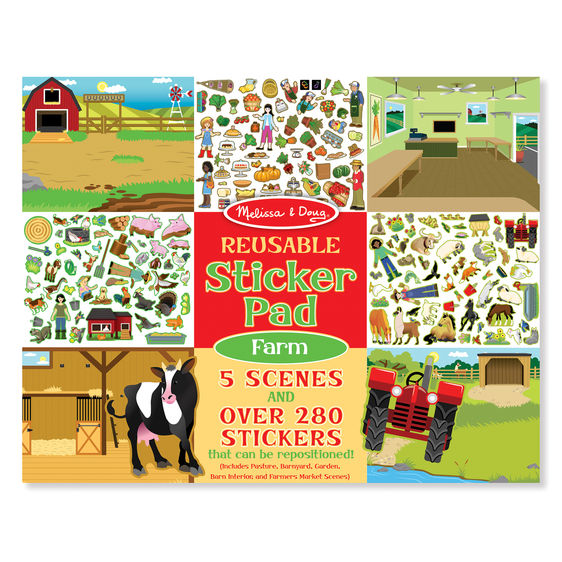 Toys - Melissa & Doug - Reusable Sticker Board