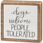 Gift Ware - Block/Box Signs
