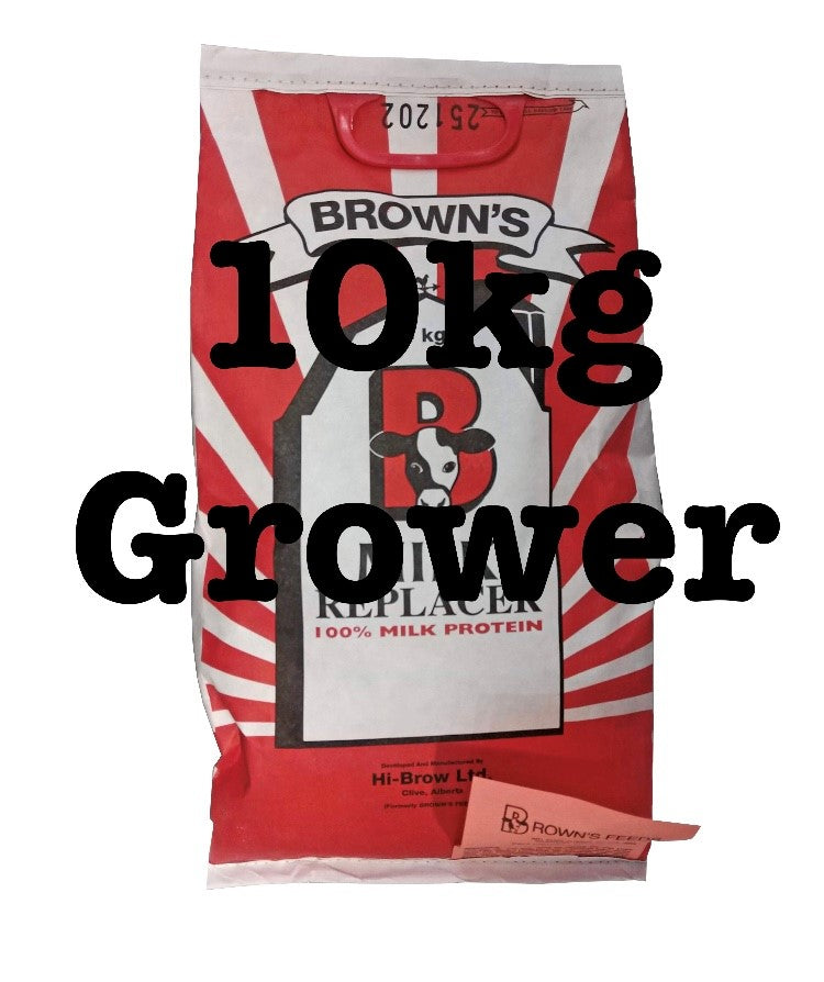 Browns - Calf Grower Milk Replacer (Peach Tag)