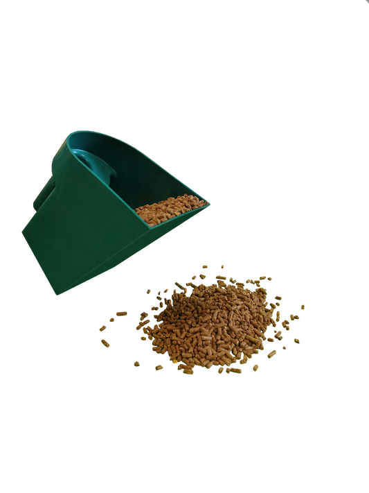 KD - Plastic Feed Scoop - 2 Quart