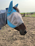 Buzz Off - Fly Mask - Blue