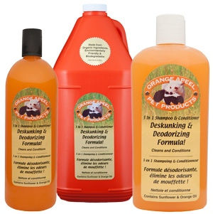 Orange aPeel Pet Shampoo, Skunk Removal
