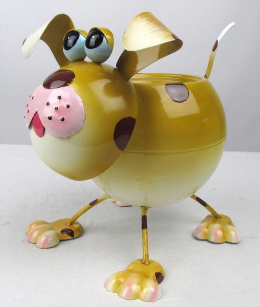 Metal Planter-Dog